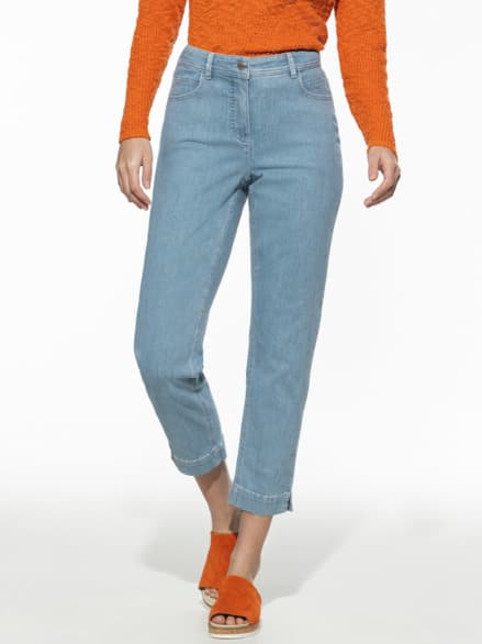 7/8-Jeans Slim-Effekt Light Blue 7/8-Jeans Slim-Effekt Light Blue