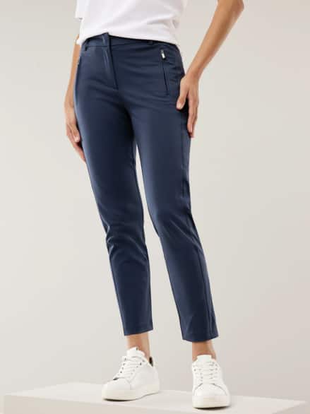 7/8-Cityhose Baumwollmix Marine 7/8-Cityhose Baumwollmix Marine