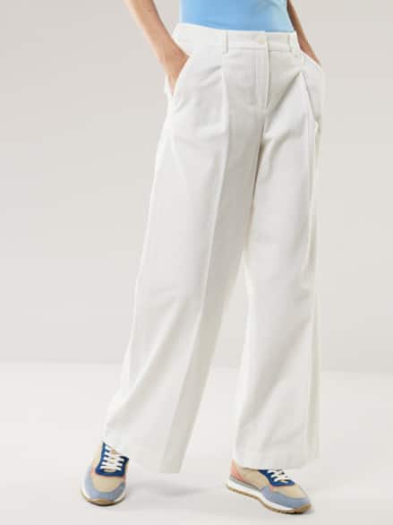 Premium Marlene Cordhose Offwhite