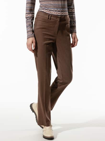 Flanellhose Cosy Toffee