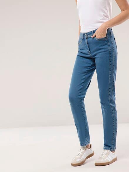 Passform-Jeans Slim Fit Mid Blue