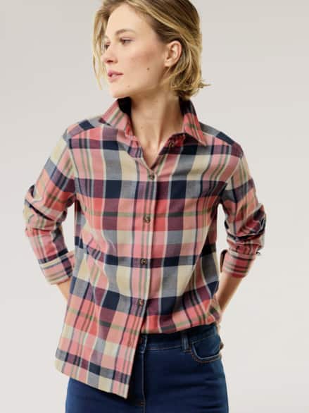 Polar-Flanell Hemdbluse Karo Polar-Flanell Hemdbluse Karo