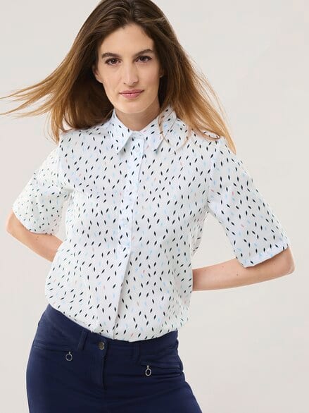 Extraglatt Polo Bluse Minimal