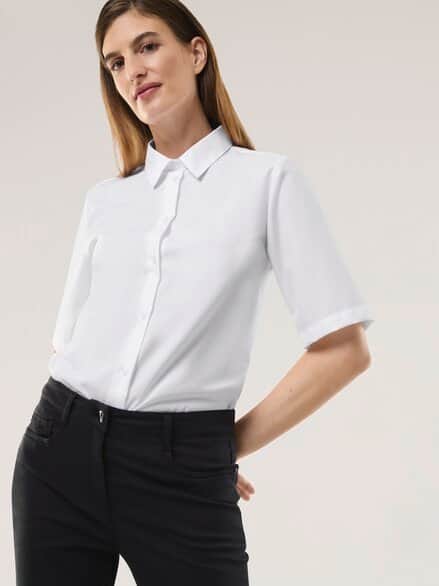 Extraglatt-Hemdbluse Everyday 2.0 Weiß