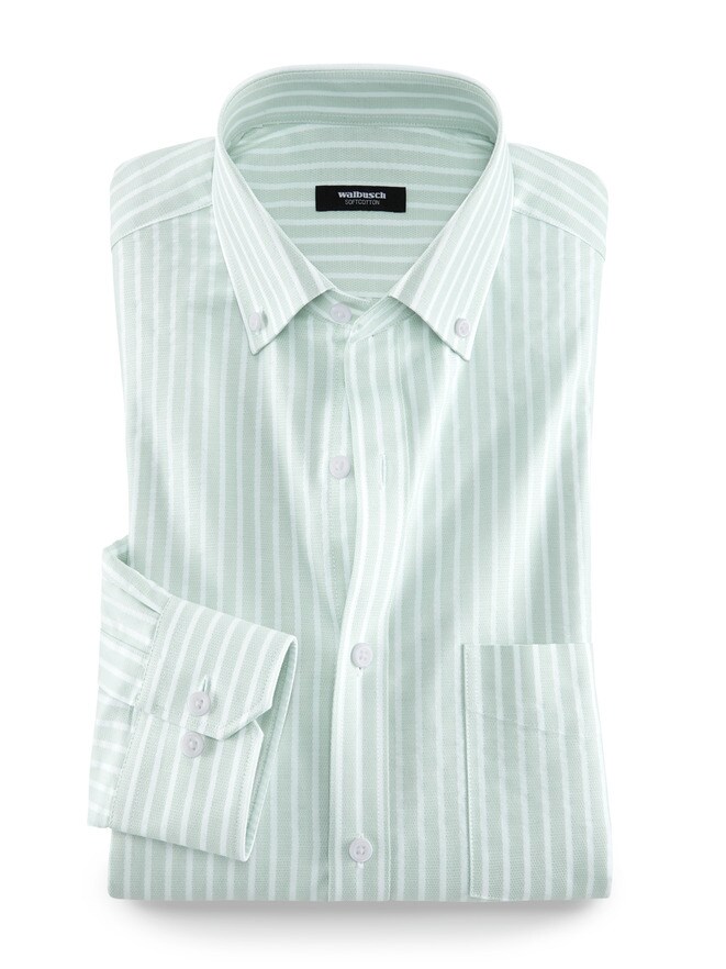 Softcotton-Hemd Rhombenstreifen Softcotton-Hemd Rhombenstreifen