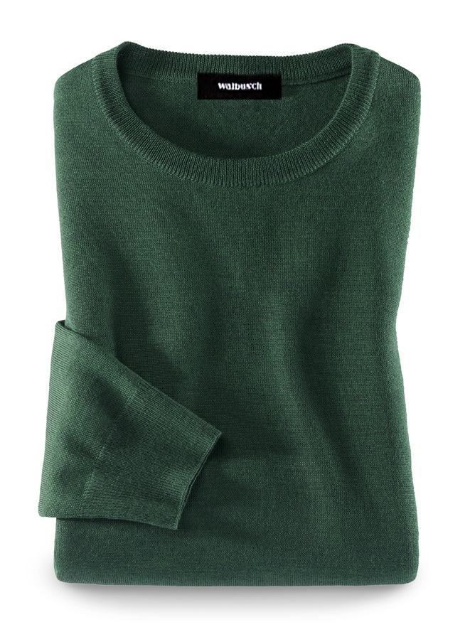 Merino-Mix Rundhals-Pullover Merino-Mix Rundhals-Pullover