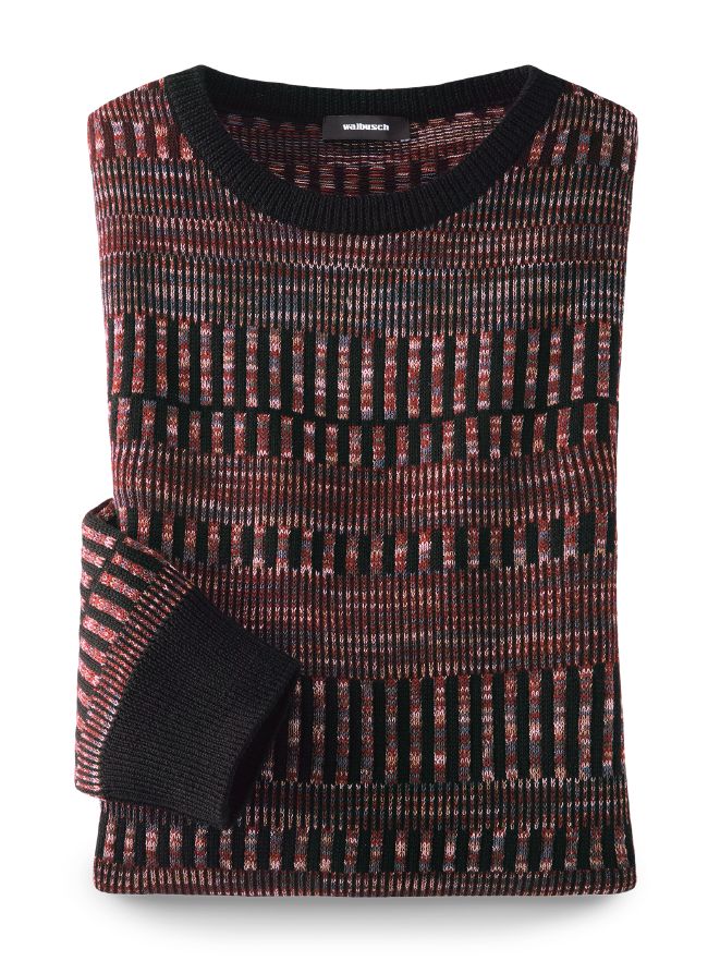 Jacquard-Pullover Farbklaviatur Jacquard-Pullover Farbklaviatur