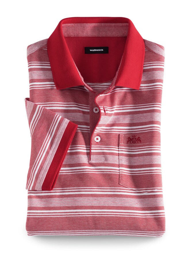 Extraglatt-Polo Bicolor Streifen Extraglatt-Polo Bicolor Streifen