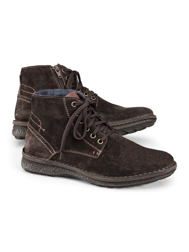 Reißverschluss-Velours-Stiefel Reißverschluss-Velours-Stiefel