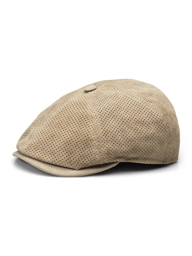 Leder Schiebermütze Leder Schiebermütze