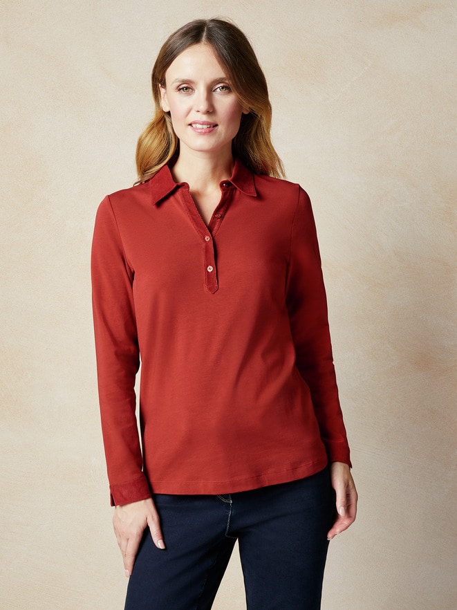 Poloshirt Feincord Poloshirt Feincord