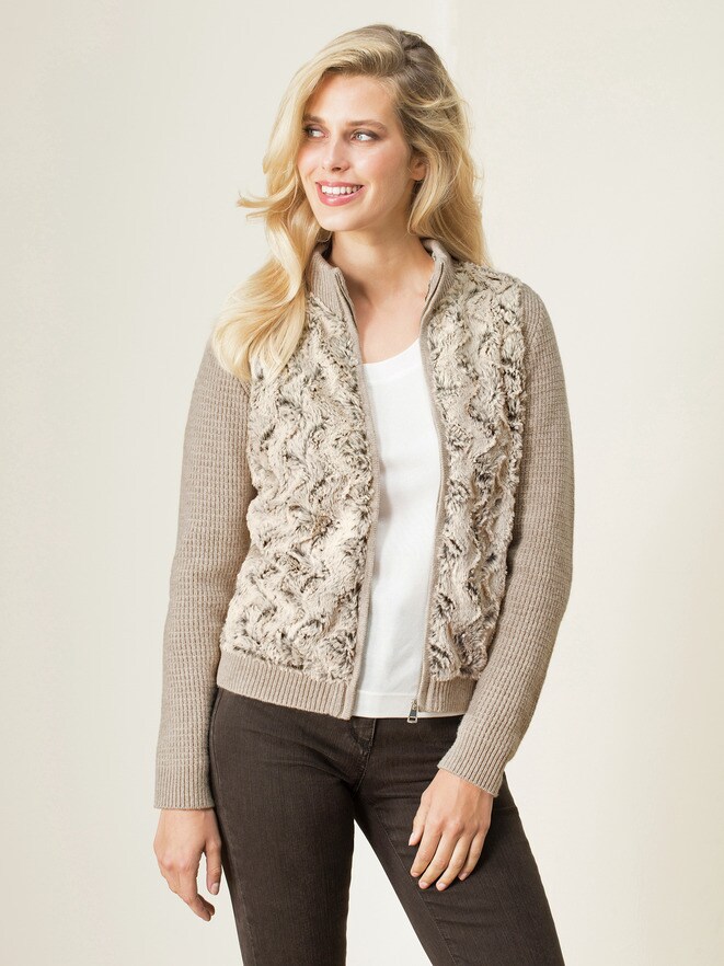 Strickblouson Soft-Flausch Strickblouson Soft-Flausch