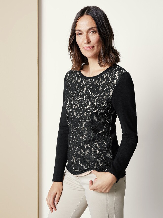 Spitzenpullover Spitzenpullover