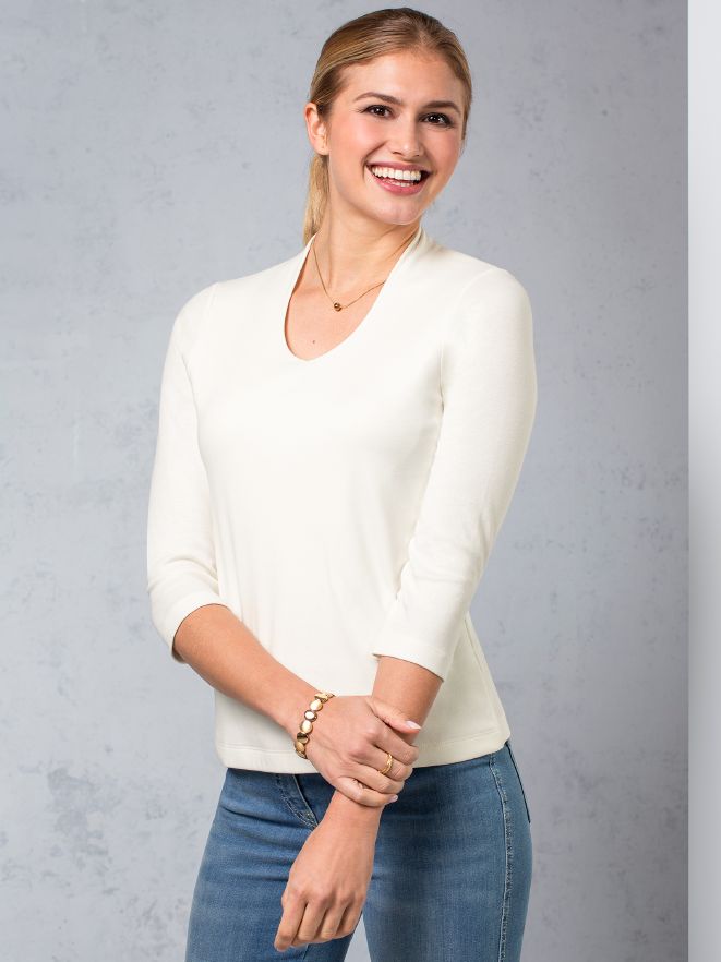 Kelchkragenshirt Kelchkragenshirt