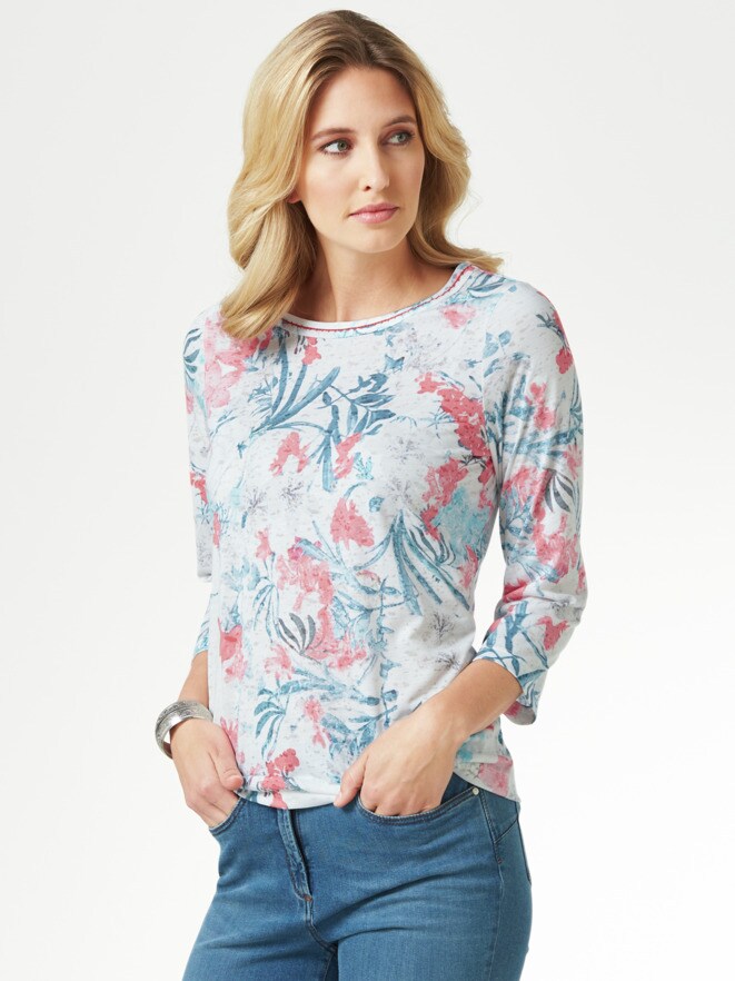 Shirt Aquarellblume Shirt Aquarellblume