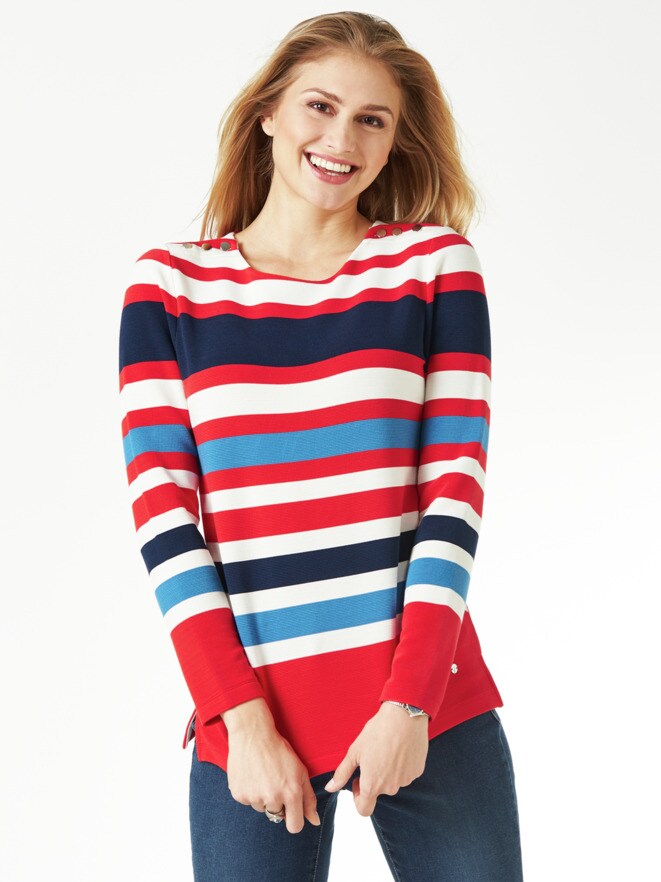 Struktur-Sweatshirt Struktur-Sweatshirt