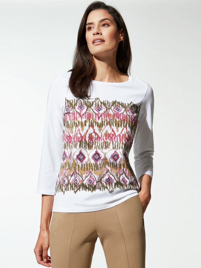Baumwollshirt Ethno Design Baumwollshirt Ethno Design