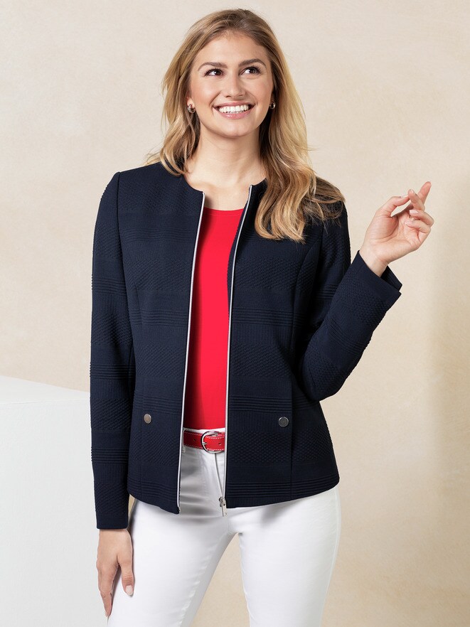 Jacquard-Jersey-Blazer Jacquard-Jersey-Blazer