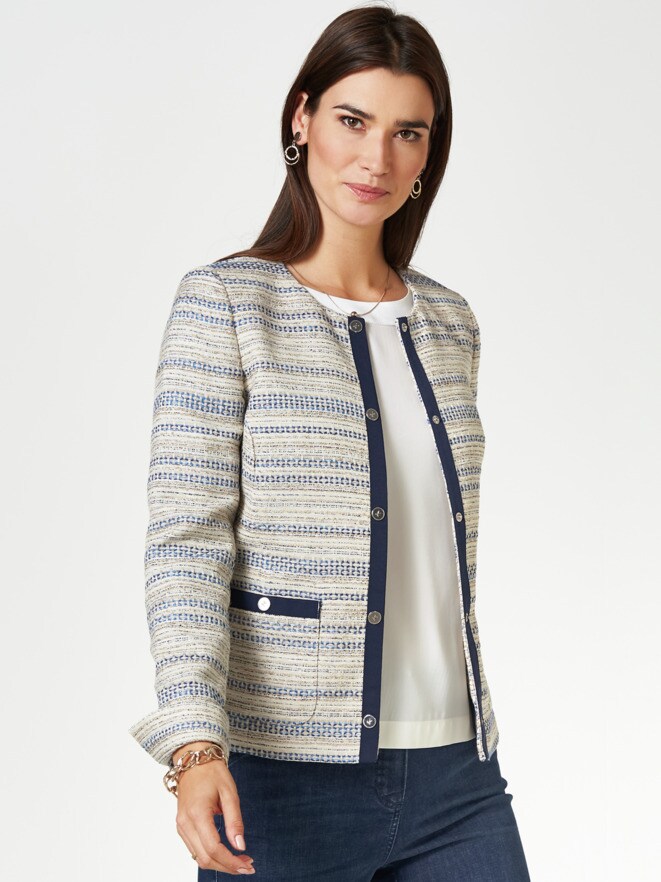 Rundhalsblazer Toskana Rundhalsblazer Toskana