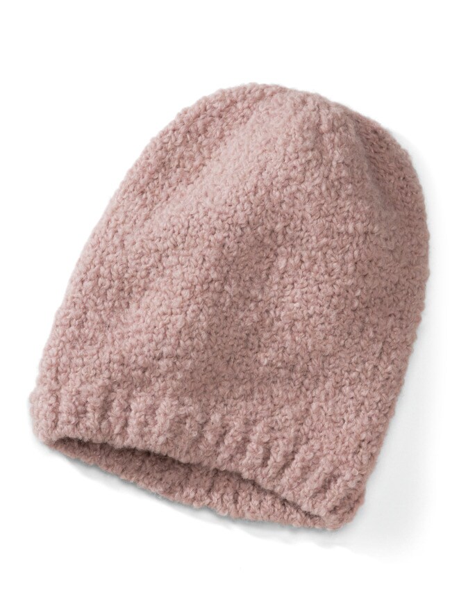 Boucle-Strickmütze Boucle-Strickmütze