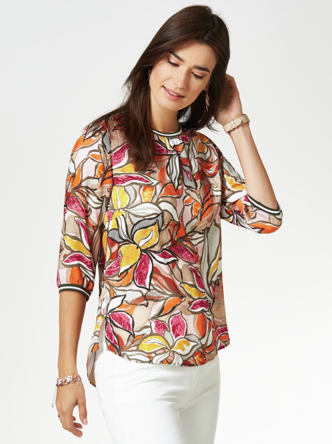 Viskose-Shirtbluse Bella Vita Viskose-Shirtbluse Bella Vita