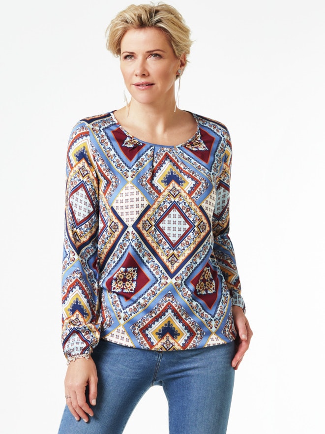 Viskose-Shirtbluse Viskose-Shirtbluse