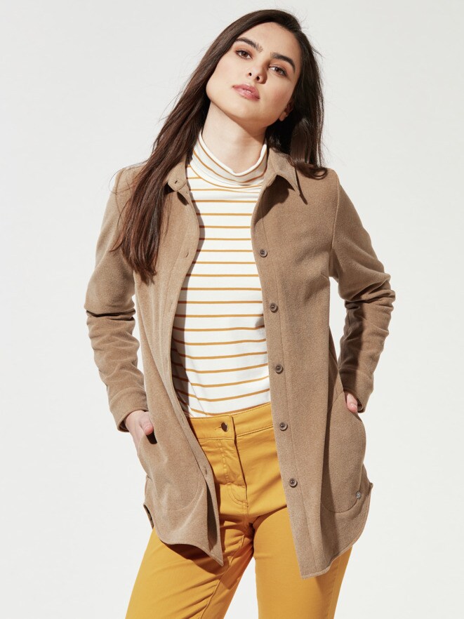Kuschel-Fleece-Blusenjacke Kuschel-Fleece-Blusenjacke
