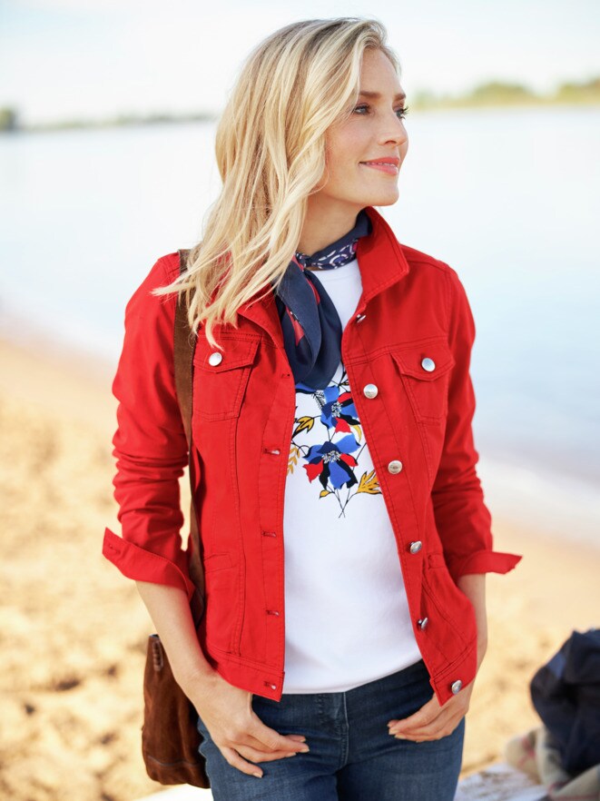Outfit Denim-Sommervariante Outfit Denim-Sommervariante