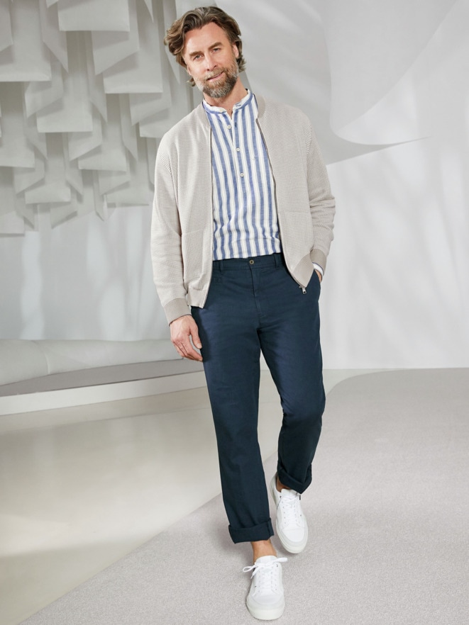 Outfit Strick-Blouson Atelier Outfit Strick-Blouson Atelier