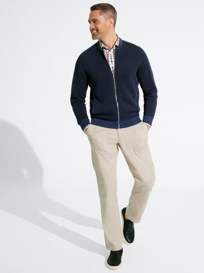 Outfit Strick-Blouson Atelier Outfit Strick-Blouson Atelier