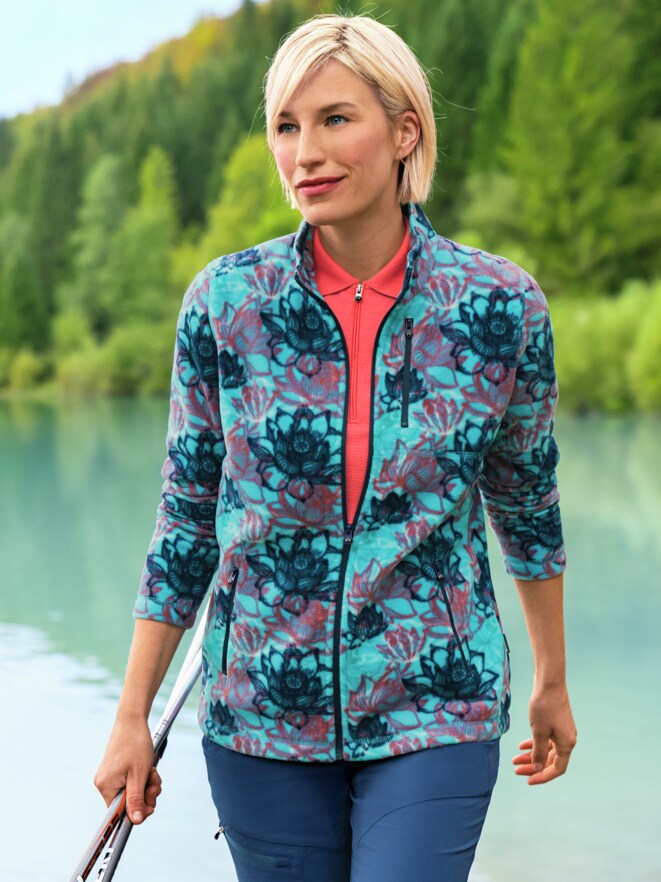 Outfit Klepper Blüten Polar Fleecejacke Outfit Klepper Blüten Polar Fleecejacke