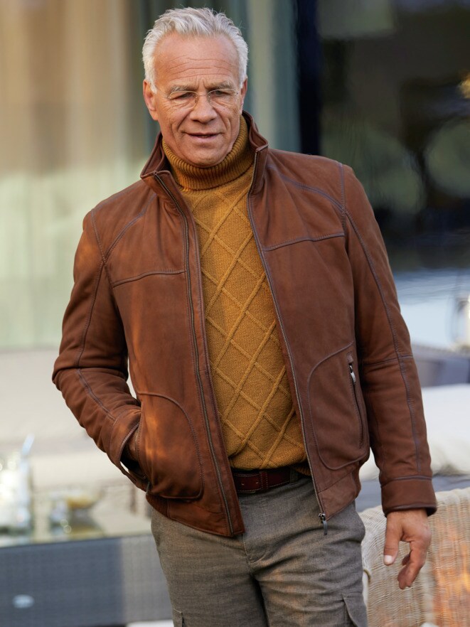 Outfit TV Nubukleder Blouson Outfit TV Nubukleder Blouson