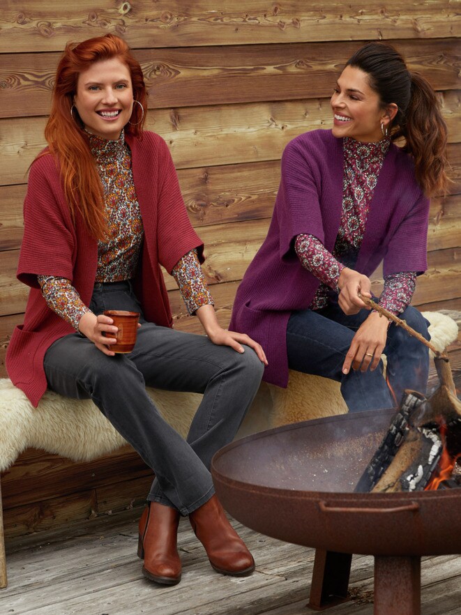 Outfit Strickweste Trendline Outfit Strickweste Trendline