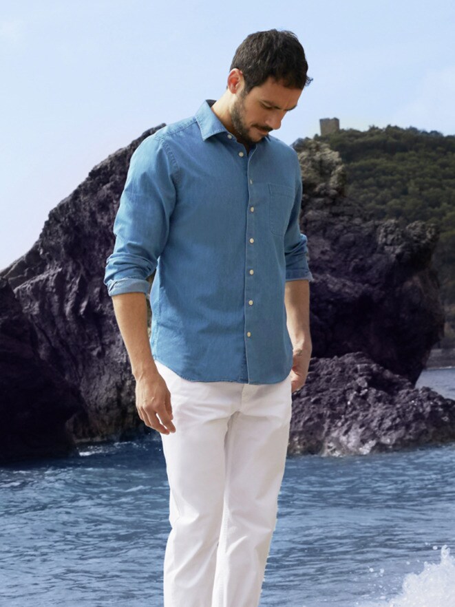 Outfit Denim Hemd Outfit Denim Hemd