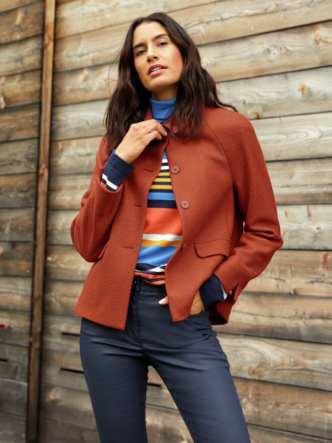 Outfit Wolljersey-Blazer Outfit Wolljersey-Blazer