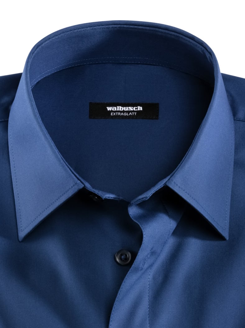 Extraglatt-Hemd Kent-Kragen Navy