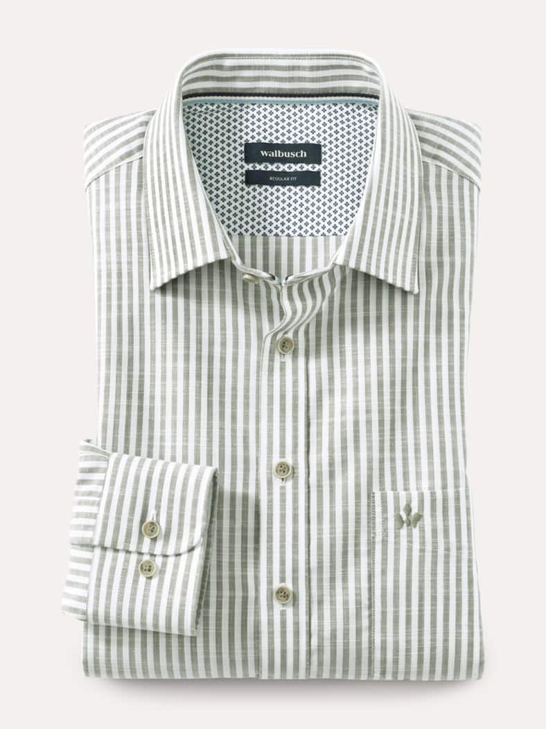 Soft-Tropical Hemd Streifen Schilf