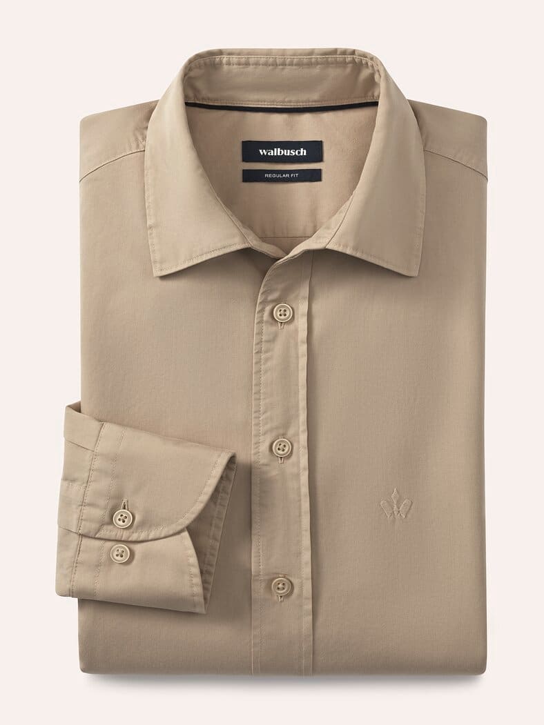 Überfärber-Hemd Sand