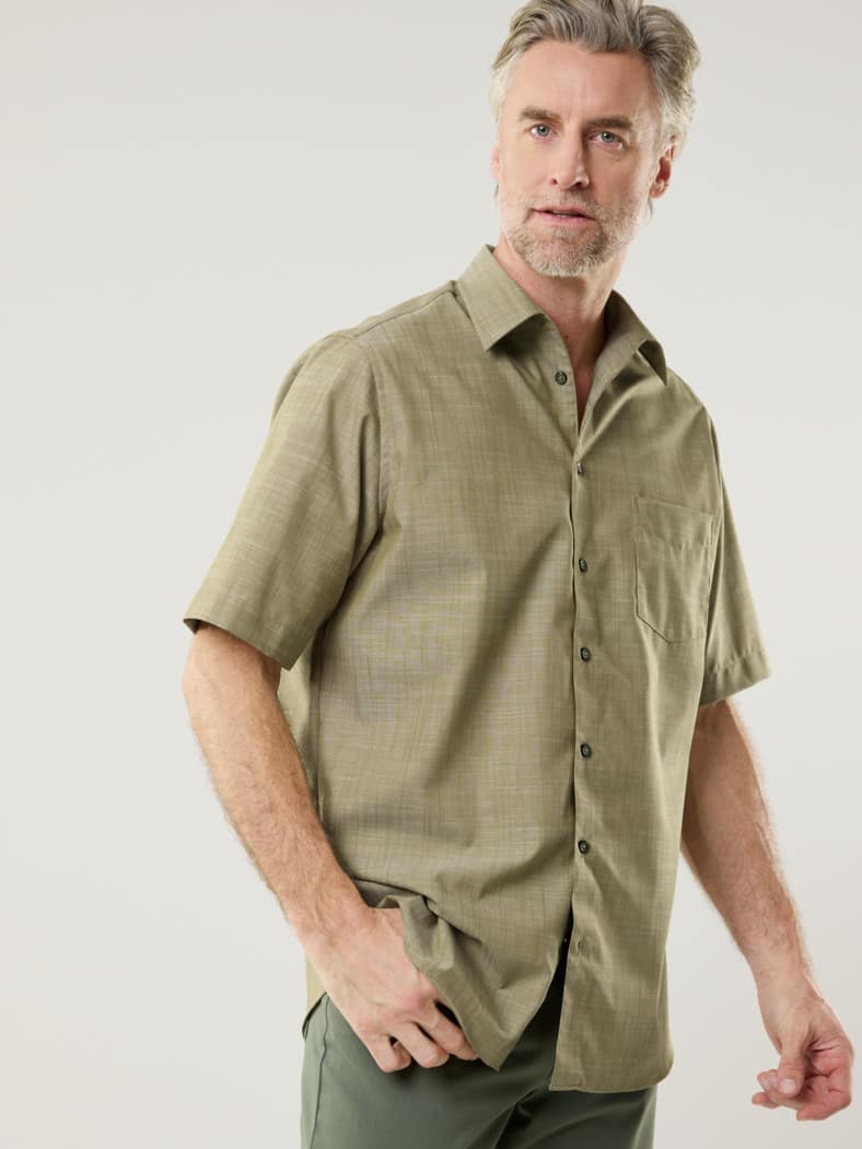 Extraglatt-Hemd Tropical Schilf