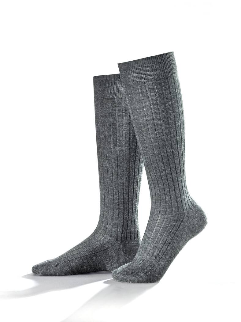 4-Seasons Aktivstrumpf 2er-Pack Mittelgrau