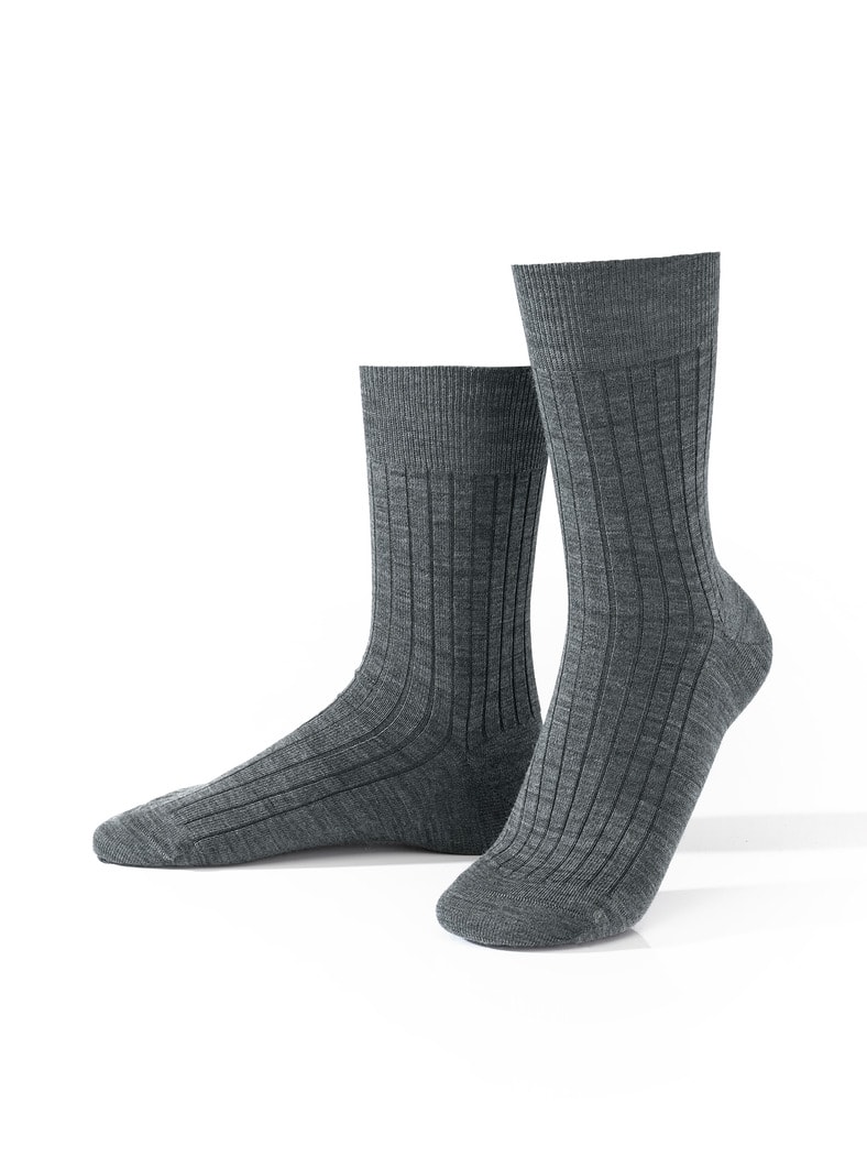 4-Seasons Aktivsocke 2er-Pack Mittelgrau