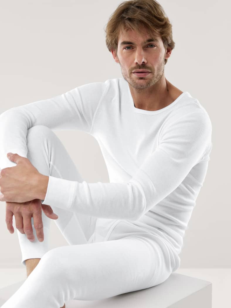 Thermo-Langarmshirt 2er-Pack Weiß
