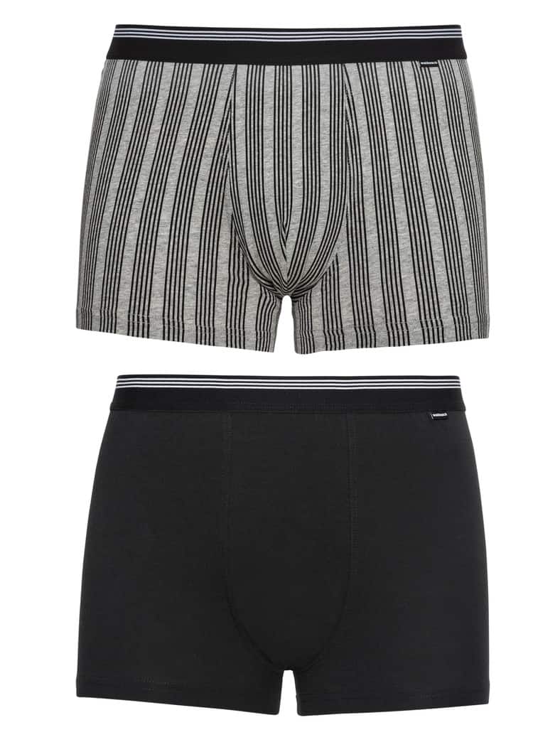 Pants Dessin Duo 2er-Pack Streifen/Schwarz