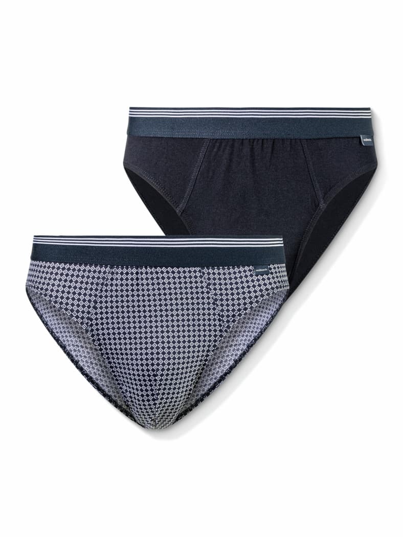 Slip Dessin Duo 2er Pack Minimal/Marine