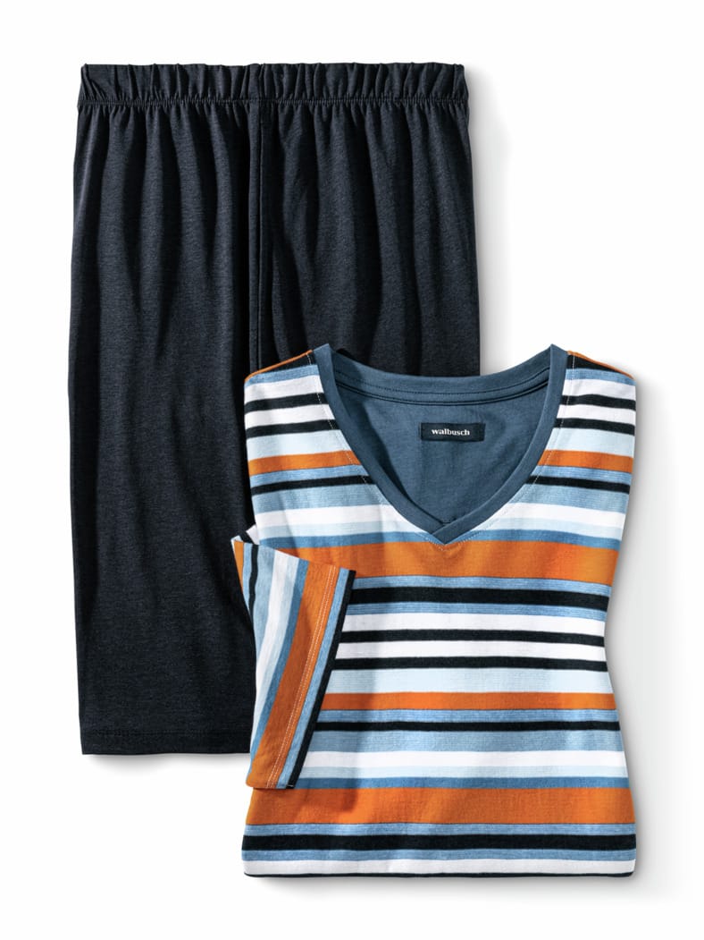 Cooling Shorty Blau/Orange