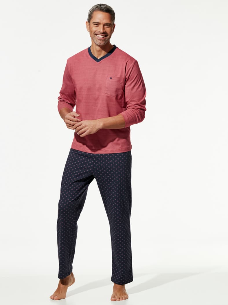 V-Pyjama Maritim Paisley