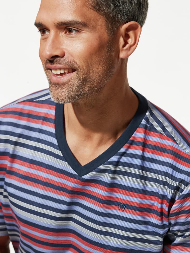 V-Shorty Maritim Streifen