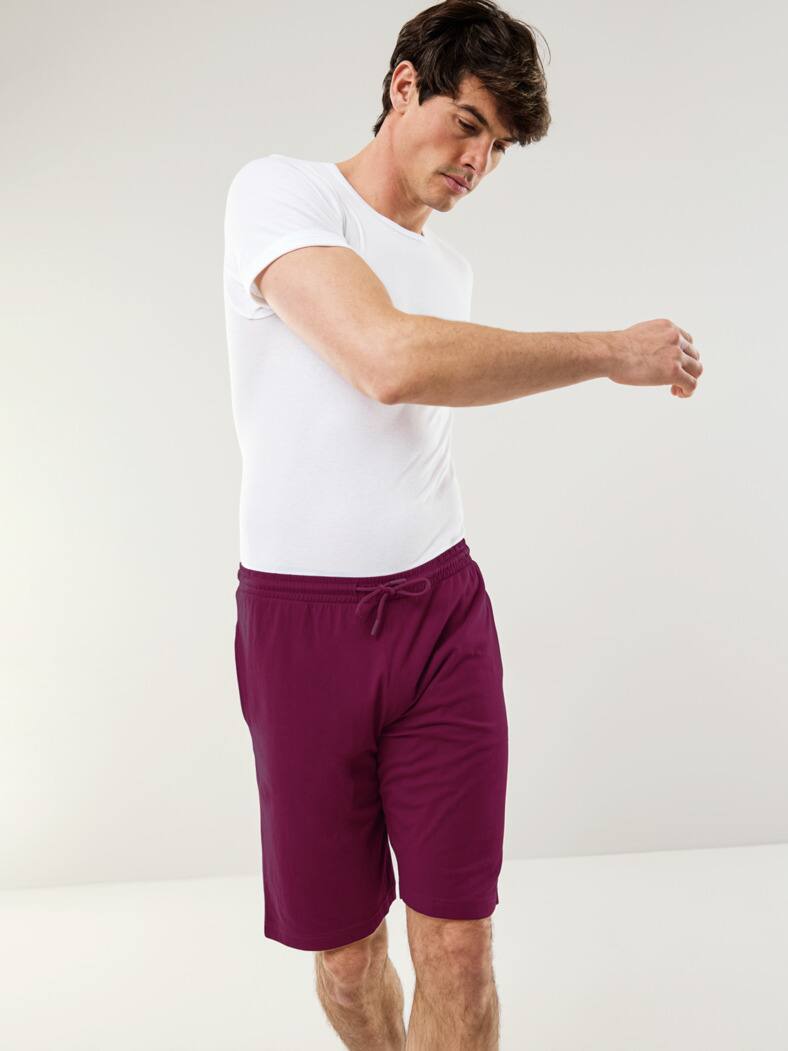 24/7 Hose kurz Burgund