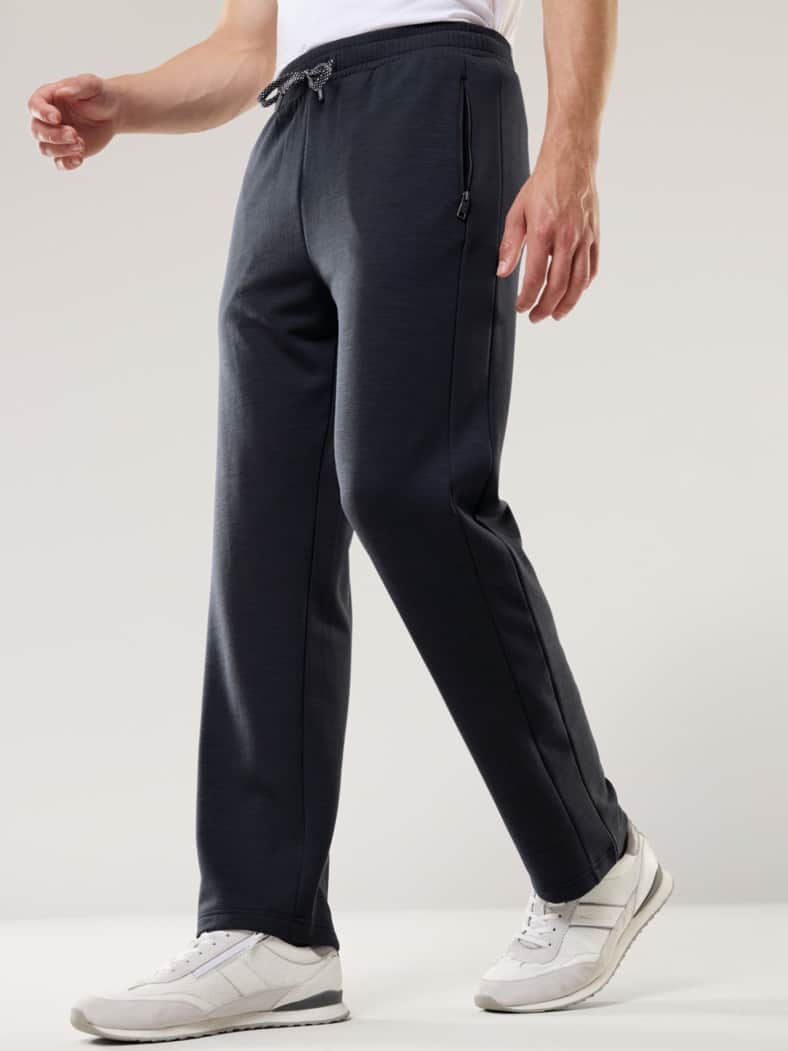 Jersey Hose Climate Wool Anthrazit