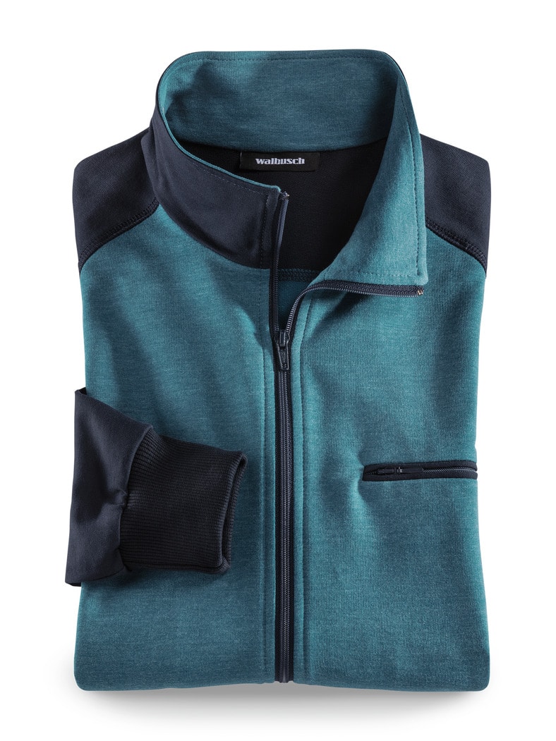 Freizeitjacke Ultraleicht Marine/Lagune